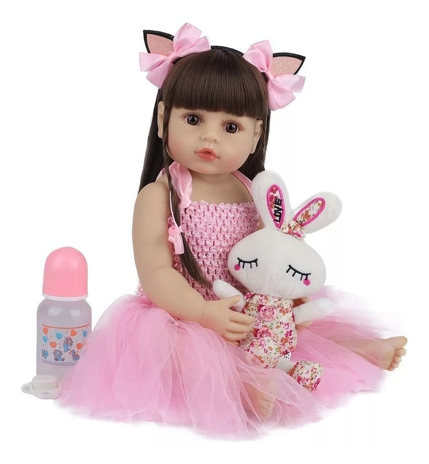 Increíble Muñeca Bebé Reborn de Silicona con Cuerpo Completo y Realista
