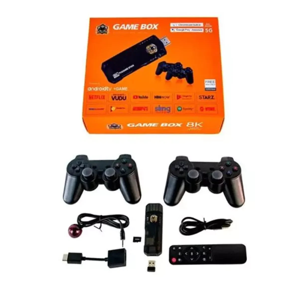 Consola Retro 8K — ¡Diversión al instante!
