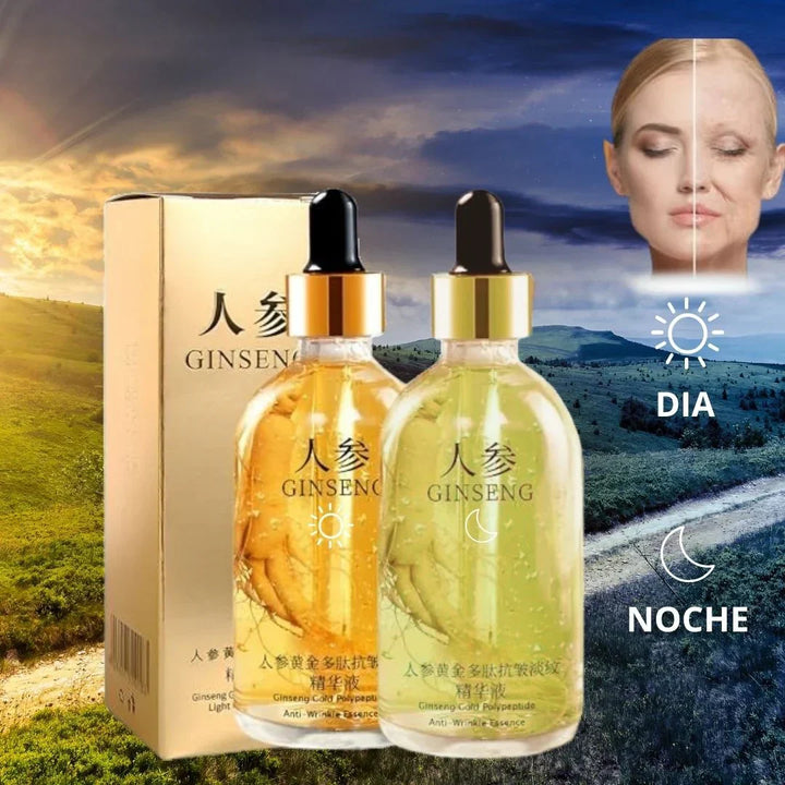 Dúo Rejuvenecedor SkinLumé Ginseng para un Brillo Radiante Día y Noche